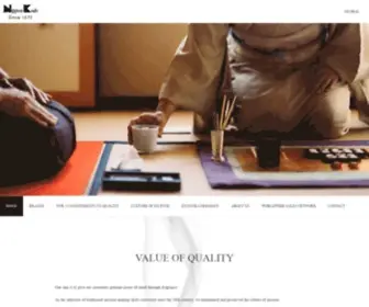 Nipponkodo.com(Japanese incense and Fragrance Brands) Screenshot