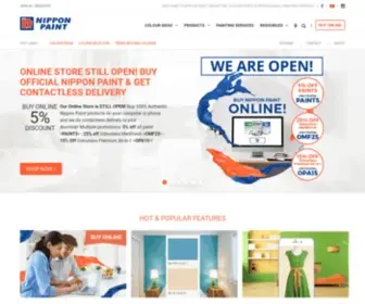 Nipponpaint.com.sg(Buy Official Nippon Paint Products & Tools Online) Screenshot
