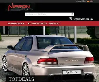 Nippontuning.com(Tuningshop von Nippontuning) Screenshot