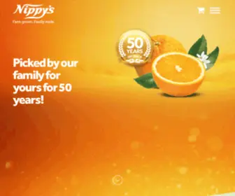 Nippys.com.au(Real Fruit Juice and Milk Products) Screenshot