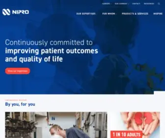 Nipro-Group.com(Nipro) Screenshot