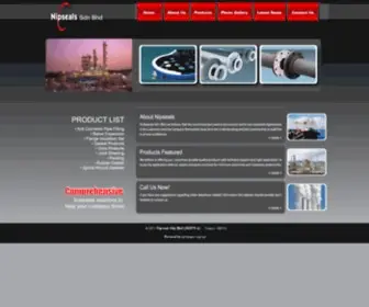 Nipseals.com.my(Sealing, Industrial Gasket, Insulation Materials supply in Johor Bahru (JB), Malaysia) Screenshot