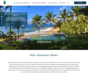 Niraamaya.com(Niraamaya Retreats) Screenshot