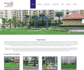 Niralaestate.in(Nirala World presents Nirala Estate) Screenshot