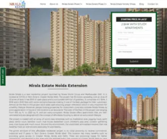 Niralaestatenoidaextension.in(Nirala Estate Noida Extension) Screenshot