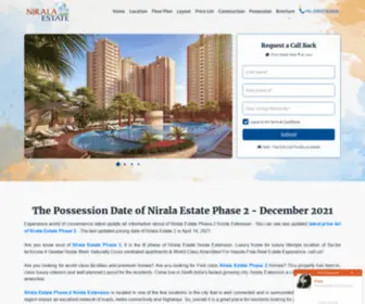 Niralaestatephase2.co.in(Nirala Estate II) Screenshot