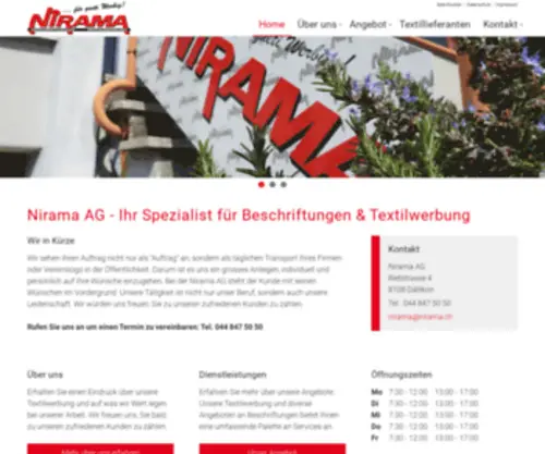 Nirama.ch(Willkommen bei Nirama) Screenshot