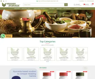 Niramayayu.com(Niramaya Aushadh) Screenshot