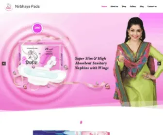 Nirbhayapads.com(Nirbhaya Pads) Screenshot