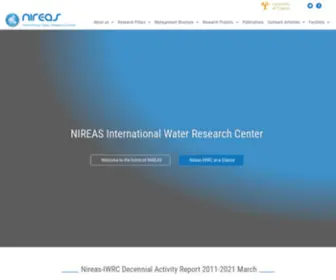 Nireas-IWRC.org(Nireas) Screenshot