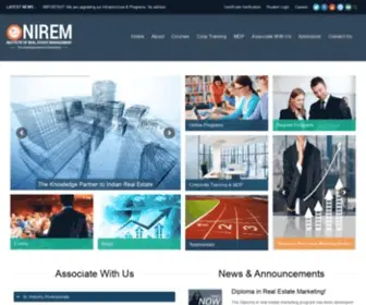 Nirem.org(NIREM Institute of Real Estate Management) Screenshot