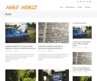 Nireneko.com(Aprende e informate sobre Drupal) Screenshot