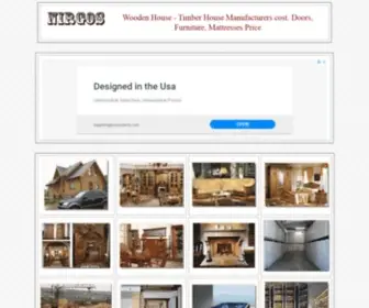 Nirgos.com(Wooden Houses Manufacturer) Screenshot