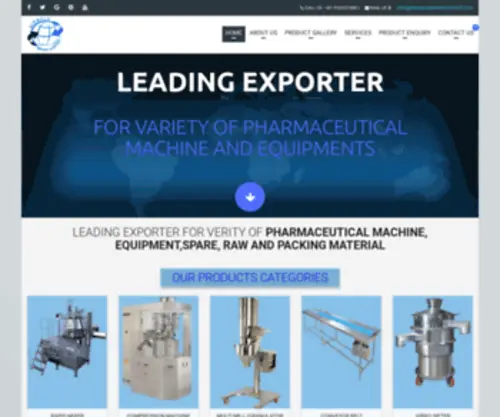 Nirmalaimportexport.com(Import & Export) Screenshot
