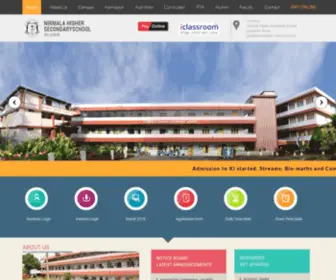 Nirmalaschoolaluva.com(Nirmala higher secondary school aluva) Screenshot