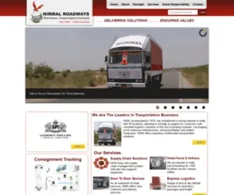 Nirmalroadways.com(Nirmal Roadways Jaipur) Screenshot