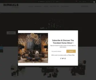 Nirmals.co.in(Home Furnishing Items Online at Lowest Price) Screenshot