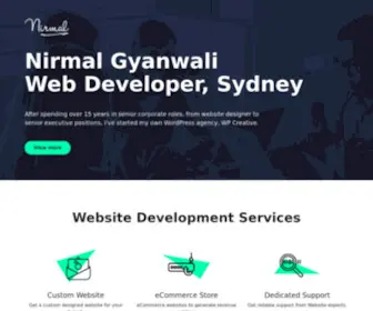 Nirmalwebdesign.com(Nirmal Web Studio) Screenshot