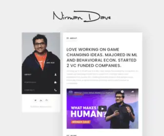 Nirmandave.com(Nirman Dave) Screenshot