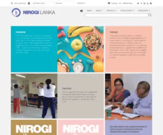 Nirogilanka.org(Nirogi Lanka) Screenshot