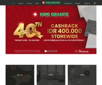 Nirogranite.co.id(Niro Granite Indonesia) Screenshot