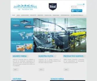 Nirsa.com(Negocios Industriales Real NIRSA S.A) Screenshot