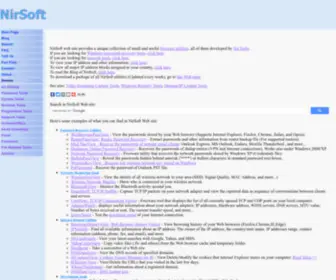 Nirsoft.net(Freeware utilities) Screenshot