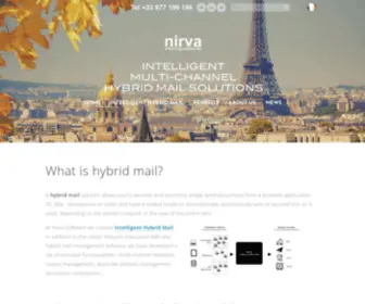 Nirva-SYstems.com(Intelligent hybrid mail solutions multi) Screenshot