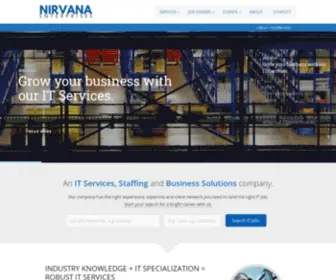 Nirvanaenterprises.com(IT Services) Screenshot