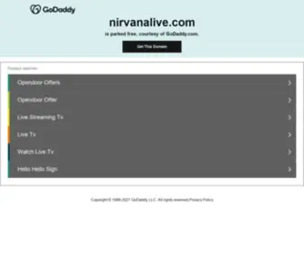 Nirvanalive.com(Nirvanalive) Screenshot