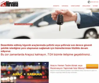 Nirvanarentacar.com(Nirvana Rent a Car) Screenshot