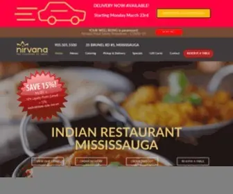 Nirvanatheflavoursofindia.com(Nirvana, The Flavours of India) Screenshot
