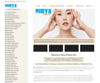 Nirvapharmaplus.com(Buy Cosmetic Fillers Online in UK for lowest price. NirvaPharma Plus) Screenshot