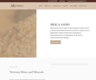 Nirwanaminesandminerals.com(Nirwana Mines And Minerals) Screenshot