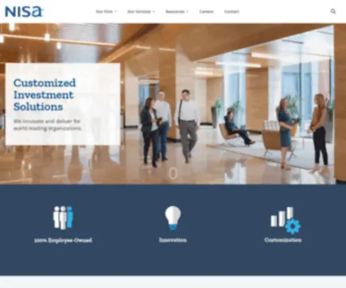 Nisa.com(NISA Investment Advisors) Screenshot