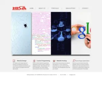 Nisa.net(Nanaimo website Programming) Screenshot