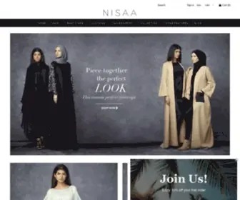 Nisaaboutique.com(Nisaa Boutique) Screenshot