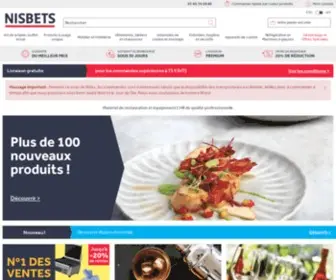 Nisbets.fr Screenshot