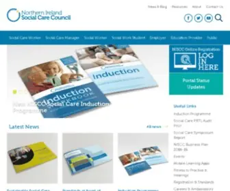 Niscc.info(NISCC helps raise standards in the social care workforce in Northern Ireland) Screenshot