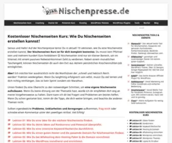 Nischenpresse.de(Wie Du Nischenseiten erstellen kannst) Screenshot