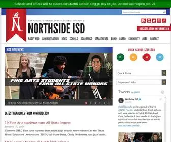 Nisd.net(Northside Independent School District) Screenshot