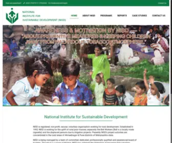 Nisdpune.org(National Institute for Sustainable Development) Screenshot