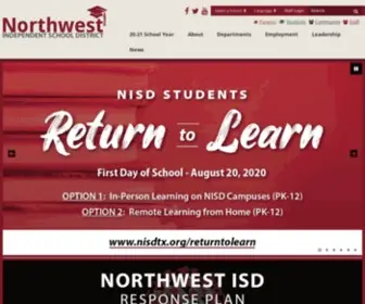 Nisdtx.org(Northwest independent school district) Screenshot