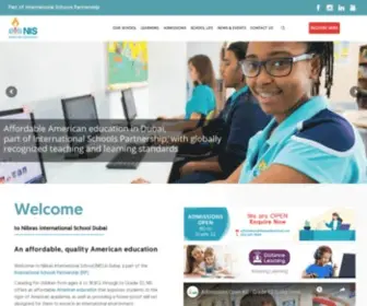 Nisdubai.ae(American School in Dubai offering an affordable American education) Screenshot