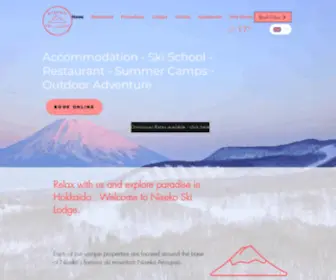 Nisekoskilodge.com(Niseko) Screenshot