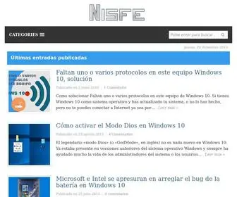 Nisfe.com(Tecnología) Screenshot