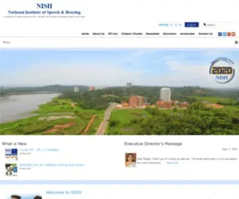 Nish.ac.in(National Institute of Speech & Hearing) Screenshot