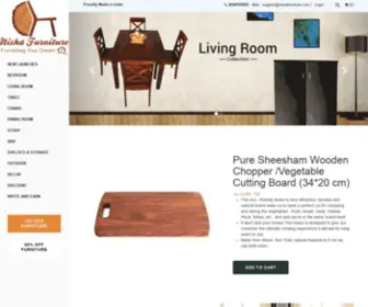Nishafurniture.com(Buy Online Sheesham Wood Furniture) Screenshot