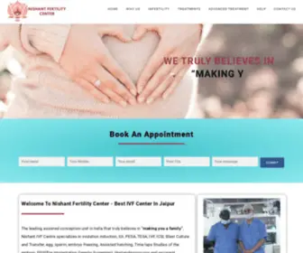 NishantivFcare.com(Nishant Fertility Centre) Screenshot