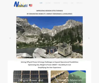 Nishati-US.com(Nishati, Inc) Screenshot